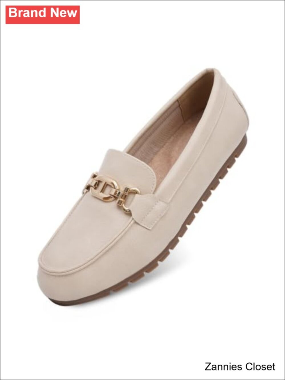 ✨ Modocosy Women's Penny Loafers Comfort Slip-On Flats Faux Leather